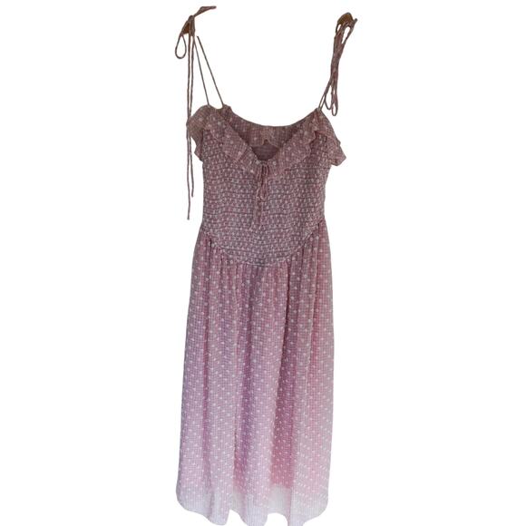 For Love & Lemons Maxine Midi Dress Large - Picture 4 of 8